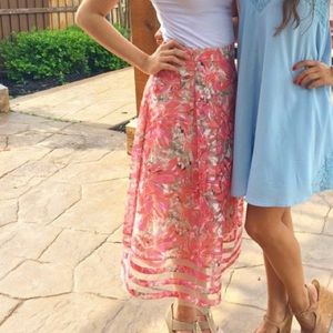 Anthropologie Midi Skirt